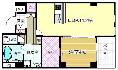 3階の間取り図