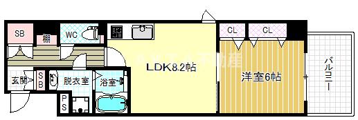 3階の間取り図