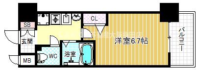 4階の間取り図