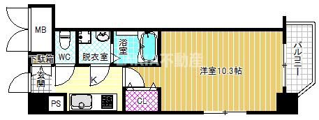 6階の間取り図