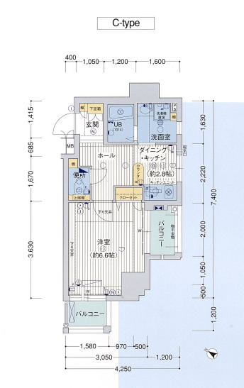 5階の間取り図