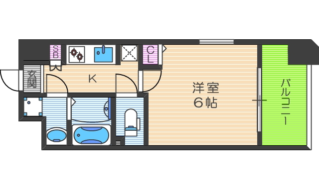 4階の間取り図