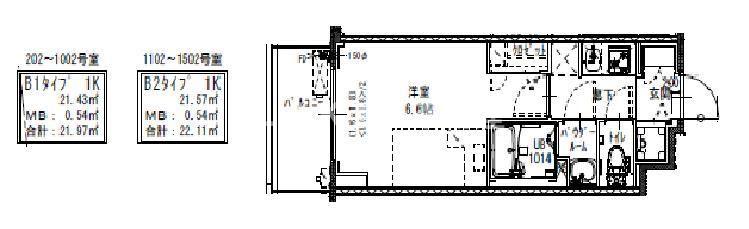 13階の間取り図