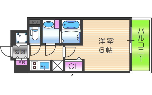 4階の間取り図