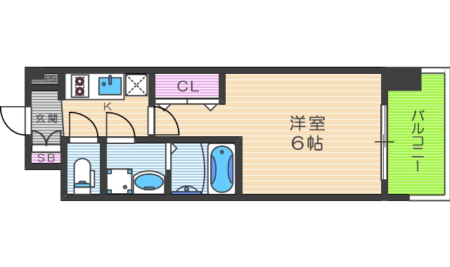 9階の間取り図