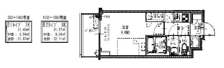 7階の間取り図