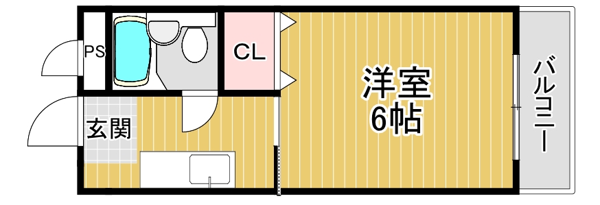 4階の間取り図