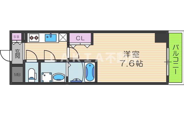 5階の間取り図