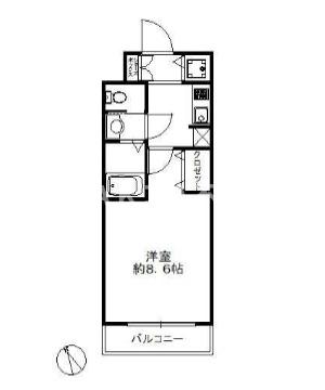 8階の間取り図