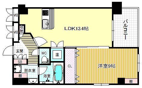 14階の間取り図