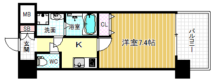 9階の間取り図
