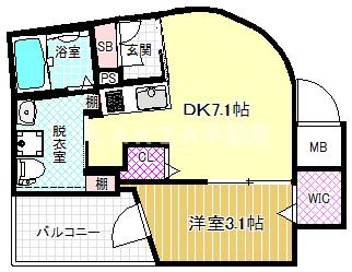 5階の間取り図