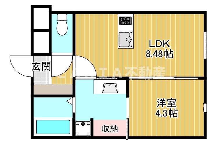 2階の間取り図