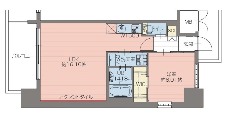 9階の間取り図