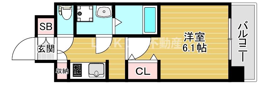 7階の間取り図