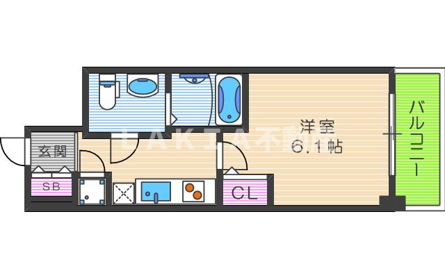 9階の間取り図