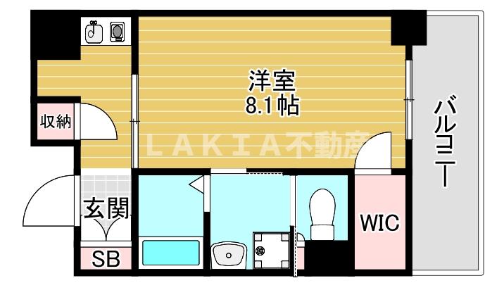 8階の間取り図