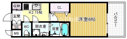 7階の間取り図