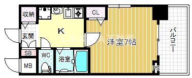 7階の間取り図