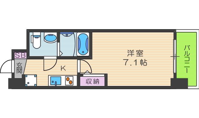 5階の間取り図