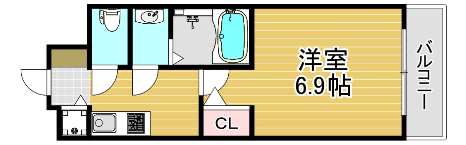 2階の間取り図