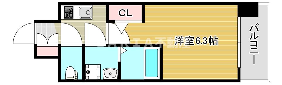 2階の間取り図