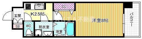 2階の間取り図