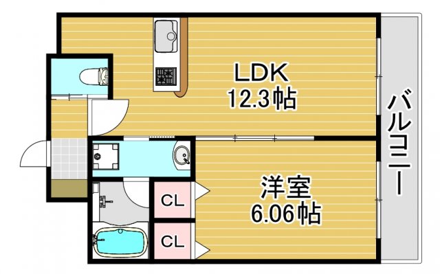 2階の間取り図