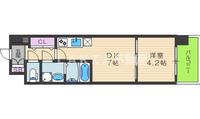 7階の間取り図