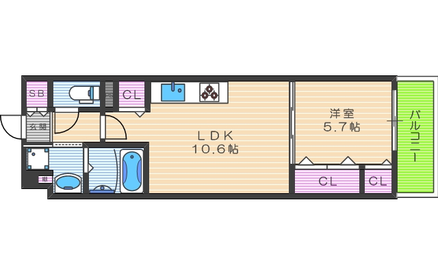 11階の間取り図
