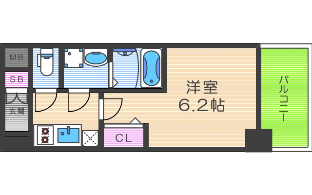 9階の間取り図