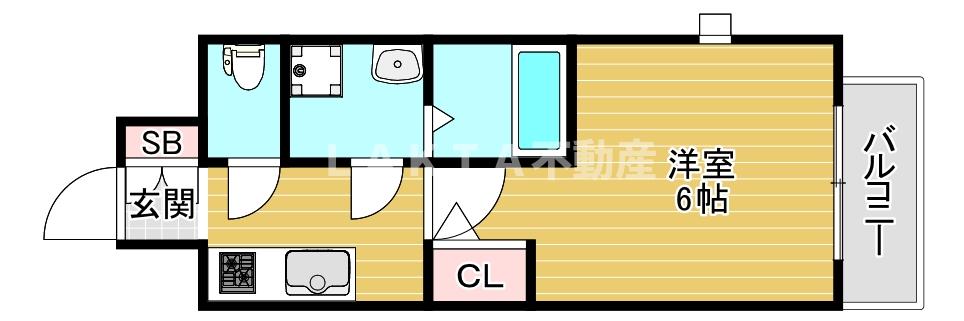 8階の間取り図