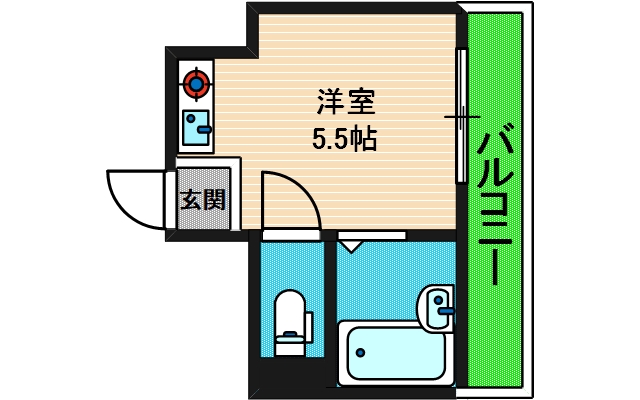 8階の間取り図