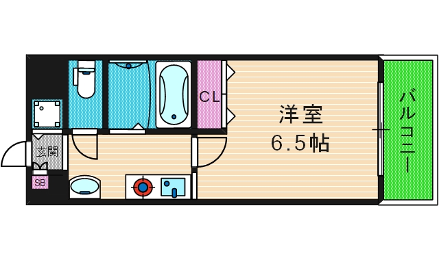 6階の間取り図