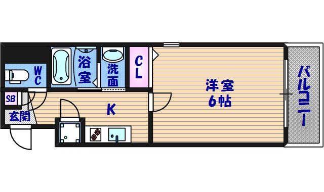 8階の間取り図
