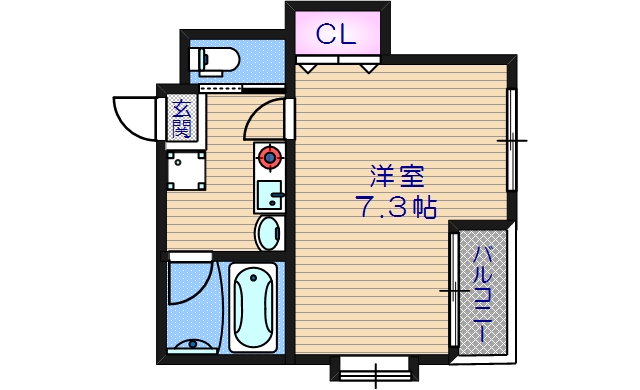 4階の間取り図