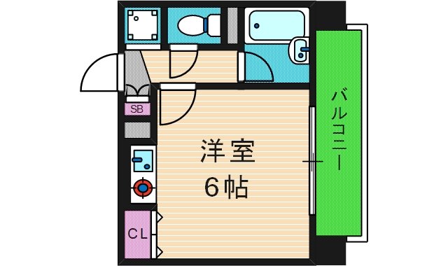 2階の間取り図