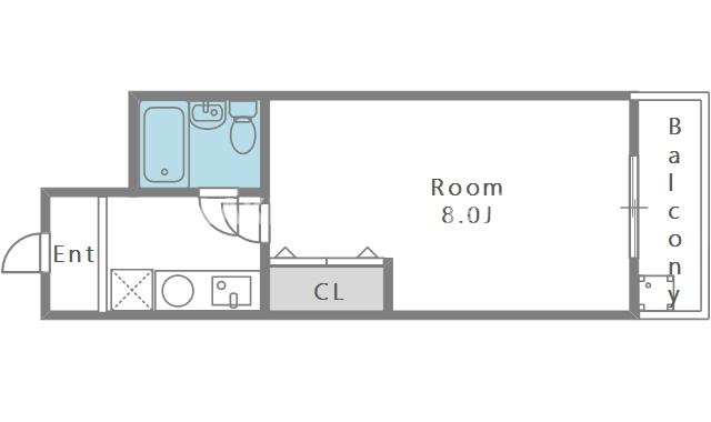 6階の間取り図