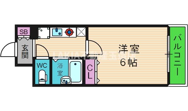 9階の間取り図