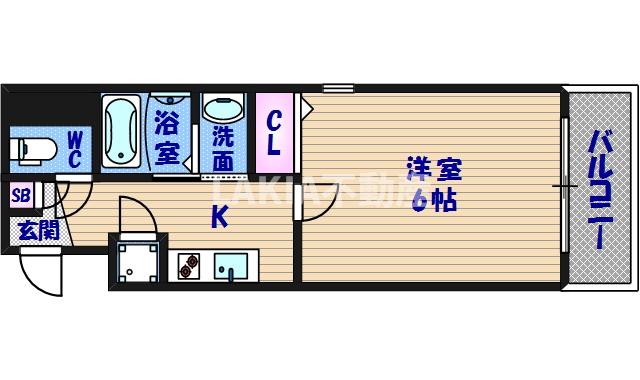 3階の間取り図