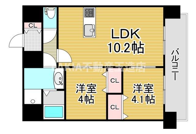 13階の間取り図
