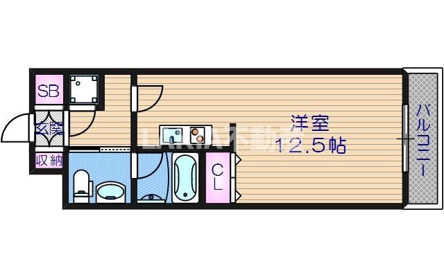 6階の間取り図