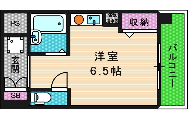 6階の間取り図