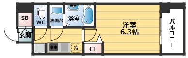 5階の間取り図