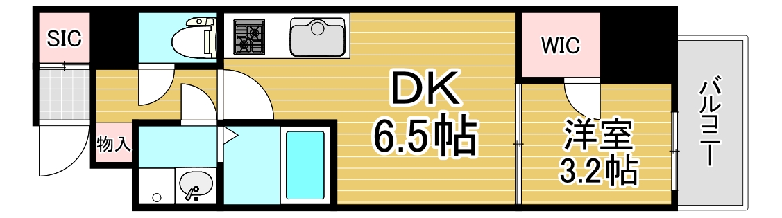 8階の間取り図