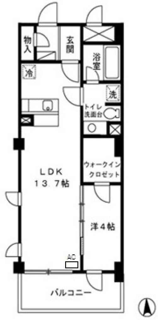 5階の間取り図