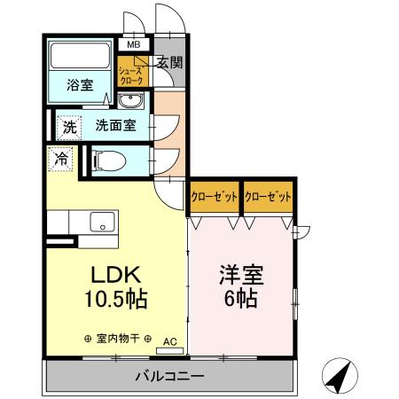 3階の間取り図
