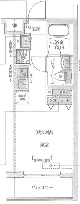 1階の間取り図