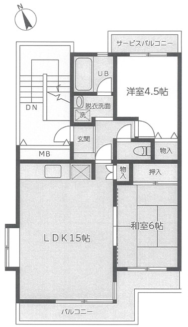 3階の間取り図