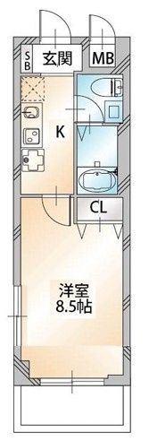 4階の間取り図